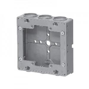 未来工業 埋込四角アウトレットボックス 中形四角 極薄型 2個用平塗代