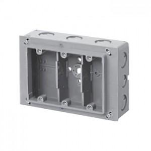 未来工業 埋込スイッチボックス 塗代付 (プラスチック製セーリスボックス) 3個用 CSW-3N