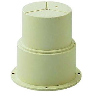 未来工業 固定ブロック ポイントタイプ エアコン室外機取付用 許容静荷重490N(50?f) ミルキ...