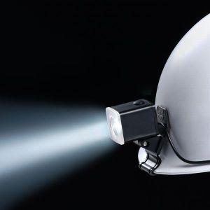 長谷川電機工業 LEDヘルメットライト 遠方照射タイプ 狭角 クリップ式
