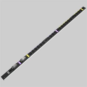 アメリカン電機 0Uコンセントバー スリムタイプ IEC C-13×20個口 30A入力 接地形2P...