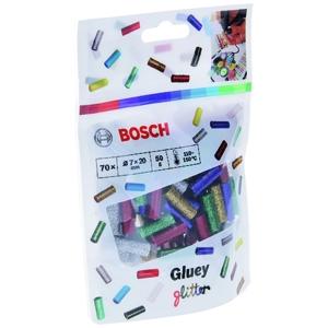 BOSCH グルーチップ コードレスグルーペングルーイ(Gluey)用 直径7×長さ20mm グリッター 1袋70本入 2608002006｜dendenichiba