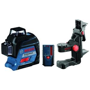 BOSCH レーザー墨出し器 電池式 水平4ライン・垂直4ライン・鉛直・地墨 受光器付 GLL3-8...