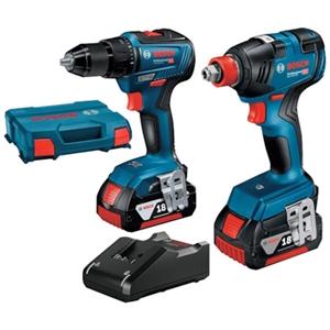 BOSCH 18Vコードレスコンボキット 2in1インパクト+ドライバードリル DC18V 4.0A...