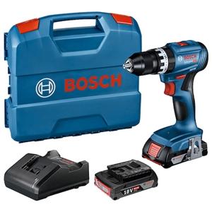 BOSCH コードレス振動ドライバードリル DC18V 2.0Ah 最大締付トルク45N・m GSB18V-45｜dendenichiba