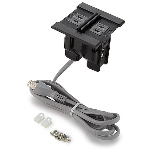 スガツネ工業 デスクトップマルチタップ DMS-PP-BL