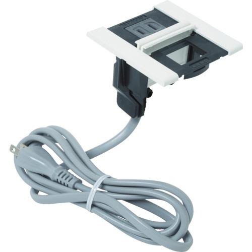 スガツネ工業 デスクトップマルチタップ DMS-PB-WT