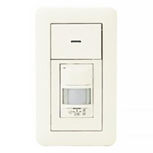 神保電器 3路ガイドスイッチ+感熱センサスイッチ 壁用 2線式 明るさセンサ付 WJH03119-P...