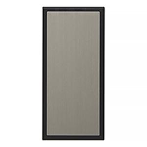 神保電器 操作板 スリムサスト  シングルタイプ 表示灯なし ソフトブラック WSN-S-SB