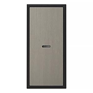 神保電器 操作板 スリムサスト  シングルタイプ 表示灯付 ソフトブラック WSN-GS-SB