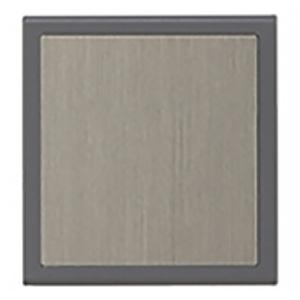 神保電器 操作板 スリムサスト  ダブルタイプ 表示灯なし ソリッドグレー WSN-D-SG