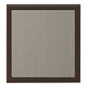 神保電器 操作板 スリムサスト  ダブルタイプ 表示灯なし チョコレート WSN-D-C