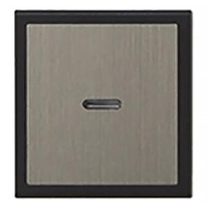 神保電器 操作板 スリムサスト  ダブルタイプ 表示灯付 ソフトブラック WSN-GD-SB