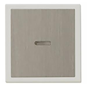 神保電器 操作板 スリムサスト  ダブルタイプ 表示灯付 ピュアホワイト WSN-GD-PW