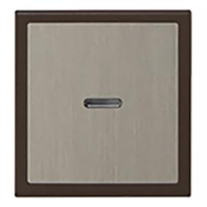 神保電器 操作板 スリムサスト  ダブルタイプ 表示灯付 チョコレート WSN-GD-C