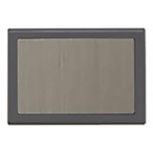 神保電器 操作板 スリムサスト  トリプルタイプ 表示灯なし ソリッドグレー WSN-T-SG