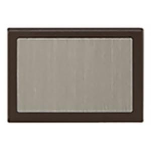 神保電器 操作板 スリムサスト  トリプルタイプ 表示灯なし チョコレート WSN-T-C