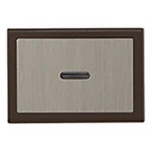 神保電器 操作板 スリムサスト  トリプルタイプ 表示灯付 チョコレート WSN-GT-C