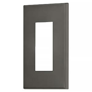 神保電器 コンセントプレート スリムサスト  1連用 3個口 ブラック WSBD-3