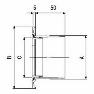 因幡電工 エアコンキャップ アイボリー(シルキ...の詳細画像1