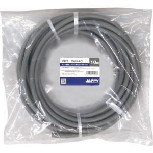 JAPPY ビニルキャブタイヤケーブル 2.0mm?×4心 20m巻 VCT2SQX4C20MJP