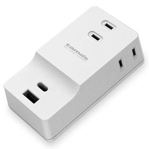 多摩電子工業 AC充電器 USB1+Type-C1ポート+AC3タップ 最適充電機能搭載 USB+T...
