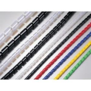 エスケイ工機 電線保護材 スパイラルチューブ 内径φ25.0mm 外径28.4mm 黒 20m巻 S...