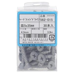OHSATO/大里 鉄/ジオメット処理 ハードエッジドライブ 皿頭 5*35 (30本入) 562-...
