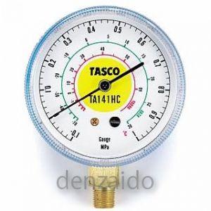 タスコ R600a/R290 HC冷媒用圧力計 68Φ 圧力範囲:0.11〜1.0MPa TA141HC｜dendenichiba