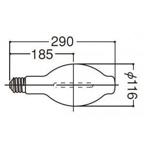 岩崎電気 岩崎 NH360FLS 高圧ナトリウムランプ 360W 一般形 拡散形 FEC