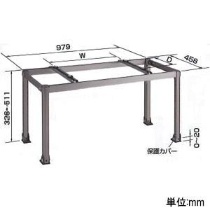 三菱（MITSUBISHI） ○三菱 エアコン 部材【MAC-529KD】二段架台 室外
