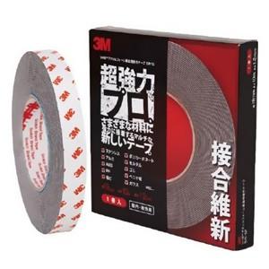 スリーエムジャパン VHB構造用接合テープ 接合維新 超強力タイプ プロ用 19mm×10m グレー BR1219*10