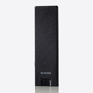 ELECOM 無線LAN中継器 11ac 867+300Mbps 超薄型モデル ブラック WTC-1...