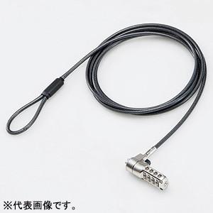 ELECOM セキュリティワイヤーロック ダイヤル錠タイプ NanoSaver互換スロット対応 ワイ...