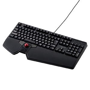 ELECOM トラックボールキーボード TK-TB01UMBK ELECOM 有線