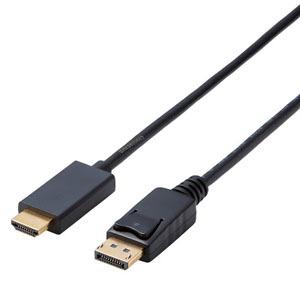 ELECOM DisplayPort用HDMI変換ケーブル DisplayPortオス-HDMIオス...