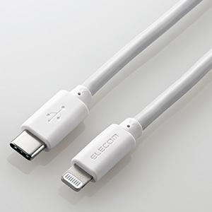 ELECOM Lightningケーブル TypeC-Lightning やわらかタイプ PD対応 ...
