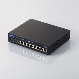 ELECOM レイヤー2 Giga対応 PoE アンマネージスイッチ   EHB-UG2C08E-P...