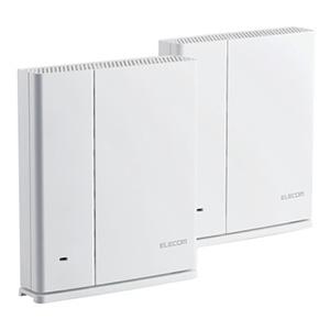 ELECOM 無線LANルーター親機+中継器セット 11ac/n/a/b/g 1733+800Mbp...