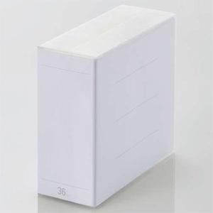 ELECOM クリアケース ブルーレイディスク・DVD・CD用 自立タイプ 36枚収納 インデックス...
