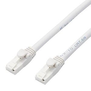 ELECOM LANケーブル スタンダードタイプ CAT6A対応 ヨリ線 ツメ折れ防止タイプ 環境配慮パッケージ 長さ40m ホワイト LD-GPAT/WH40/RS｜dendenichiba