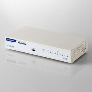 ELECOM 法人向けスイッチングハブ アンマネージ Giga 8ポート メタル筐体 電源内蔵 EH...