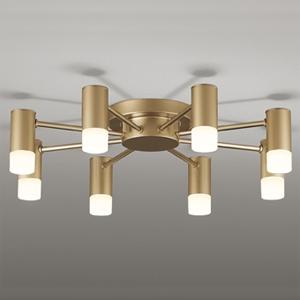 オーデリック LEDシャンデリア 〜10畳用 8灯 電球色 LCサテンゴールド OC257199R