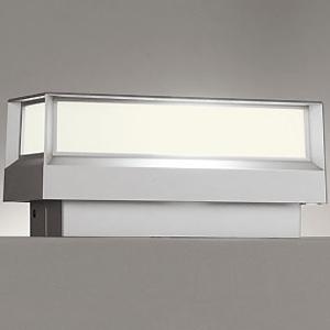 オーデリック LED門柱灯 防雨型 明暗センサー付 LED一体型 電球色 マットシルバー OG264...