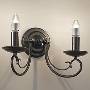 オーデリック LEDブラケットライト 白熱灯器具40W×2灯相当 LED電球シャンデリア球形 2灯 ...