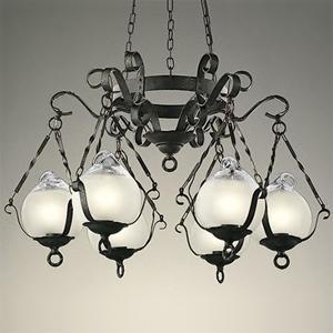 オーデリック LEDシャンデリア 〜6畳用 LED電球シャンデリア球形 6灯 口金E17 電球色 L...