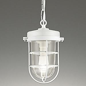 オーデリック LEDペンダントライト 簡易防雨型LED電球クリアミニクリプトン形 口金E17 電球色...