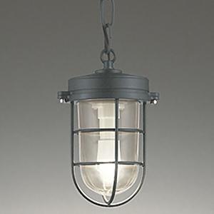 オーデリック LEDペンダントライト 簡易防雨型LED電球クリアミニクリプトン形 口金E17 電球色...