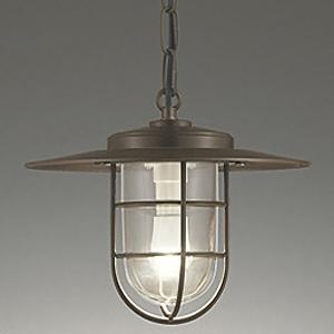 オーデリック LEDペンダントライト 簡易防雨型LED電球クリアミニクリプトン形 口金E17 電球色...