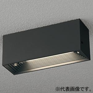 オーデリック LED小型ポーチライト 防雨型 バッフルタイプ 電球色 天井面・傾斜面取付兼用 黒色 ...